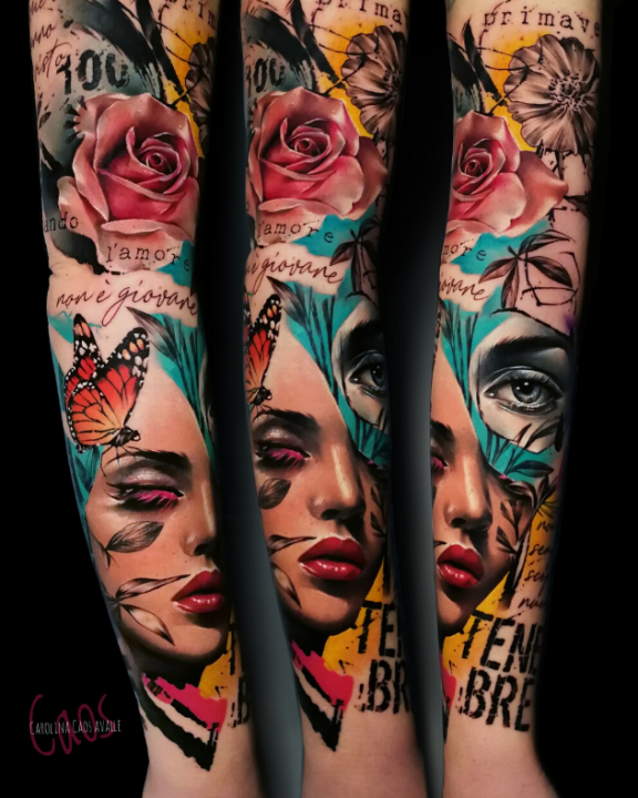 Carolina Caos Avalle. Realismo Avant- Garde en el arte del tattoo